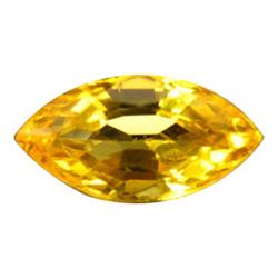 0.41 Ct Marquise Cut Genuine Yellow Sapphire (GEM-24359B)