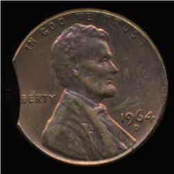 1964D Lincoln Cent Clipped Error Choice UNC (COI-6300)