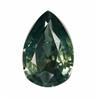 1.74ct Bluish Green Sapphire Pear Facet Africa (GEM-20123)