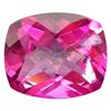 5.00ct Charming Gem Mystic Pink Cushion Topaz Appraisal Estimate $10000 (GEM-24279C)
