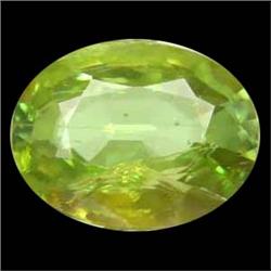 2.50ct Attractive Natural Oval Green Sphene (GEM-24950)