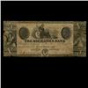 1856 Mechanics Bank $5 Bank Note GA RARE (COI-3257)