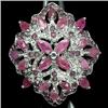 67ct Top Rich Red Ruby Sterling Ring (JEW-2157)