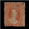 Image 1 : 1873 Grenada 6p Postage Stamp Nice (STM-0599)