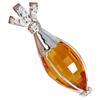 76ct Sterling Pendant Yel Citrine  Appr Est $15k (JEW-2158)
