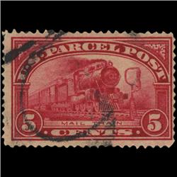 1913 US 5c Parcel Post Stamp NICE (STM-0562)