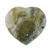 450ct Colorful Gem Grade Sea Jasper Heart (GEM-21151)