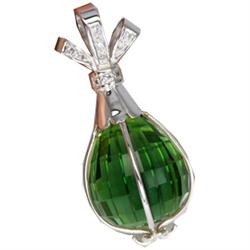 84ct Sterling Pendant Yel Citrine  Appr Est $17k (JEW-2159)