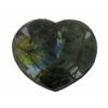610ct Gem Grade Labradorite Polished Heart Neon Peacock Colors (GEM-21162)