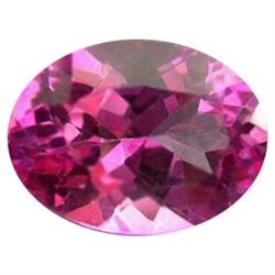 1.01ct Charming Mystic Pink Oval Topaz Appraisal Estimate $2525 (GEM-24276G)