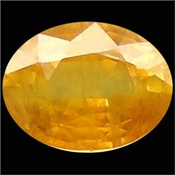 1.89ct Natural Yellow Thailand Sapphire Oval   (GEM-23739)