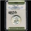 Image 3 : 1954 Washington 25c Silver Quarter Coin Graded GEM (COI-6828)