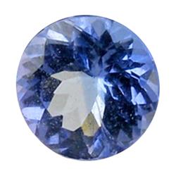 0.64ct Natural Brilliant Blue Tanzanite Round Hi Grade  (GEM-25571)