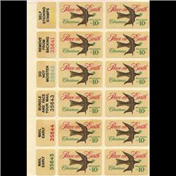 1974 US Christmas Pre-cancel Plate Block of 12 (STM-0653)