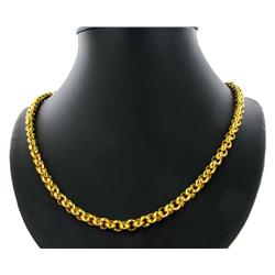 22k Gold Vermeil Heavy Necklace 23" (JEW-2005)