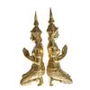 Image 4 : Male & Female Bronze Gilded Temple Guards (CLB-209)