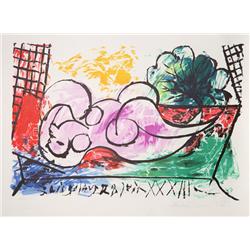 Pablo Picasso, Femme Endormie, Lithograph