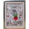 Image 1 : Joan Miro, Serie Personages i estels 54, Etching with Collage
