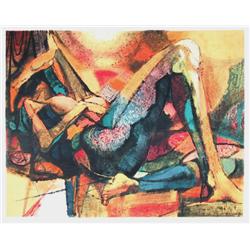 Jim Jonson, Nude, Serigraph