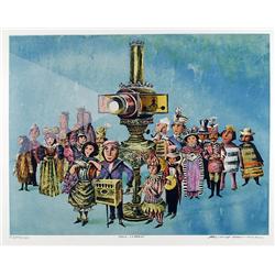 Francis Caldwell, Magic Lantern, Lithograph