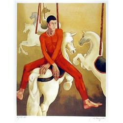 Daniel Riberzani, Carousel, Lithograph