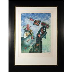 Roberto Matta, L'Octr'hui , Etching with Aquatint