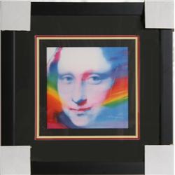 Peter Max, Mona Lisa Face, Serigraph