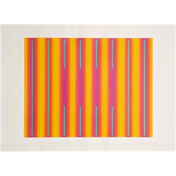 Martin Canin, Vertical Lines, Silkscreen
