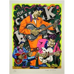 Red Grooms, Mr. Chuck Berry, Screenprint