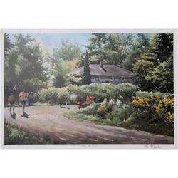 Neville Clarke, Down the Lane, Offset-Lithograph