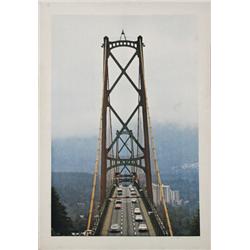 Larry Stark, Bridge, Photosilkscreen on Canvas