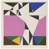 Image 1 : Walter Allner, Geometric Abstract Serigraph