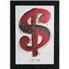 Image 1 : Andy Warhol, Dollar Sign, Poster on Canvas