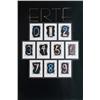 Image 1 : Erte, Numbers Suite, Poster