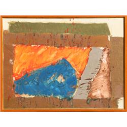 Michael Goldberg, Abstract Oil Painting 