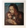 Image 1 : Pablo Picasso, Mother and Child with Shawl, Lithograph