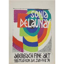 Sonia Delaunay, Aberbach Fine Art, Lithograph Poster