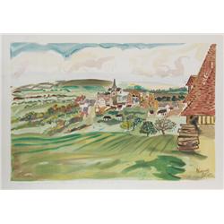 Alexandre Minguet, l'Automne, Lithograph