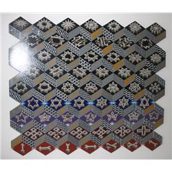 Pedro Friedeberg, Ascending Shapes, Acrylic Painting