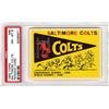 Image 1 : 1959 Topps Colts Team PSA 8