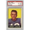Image 1 : 1961 Topps Johnny Unitas PSA 8