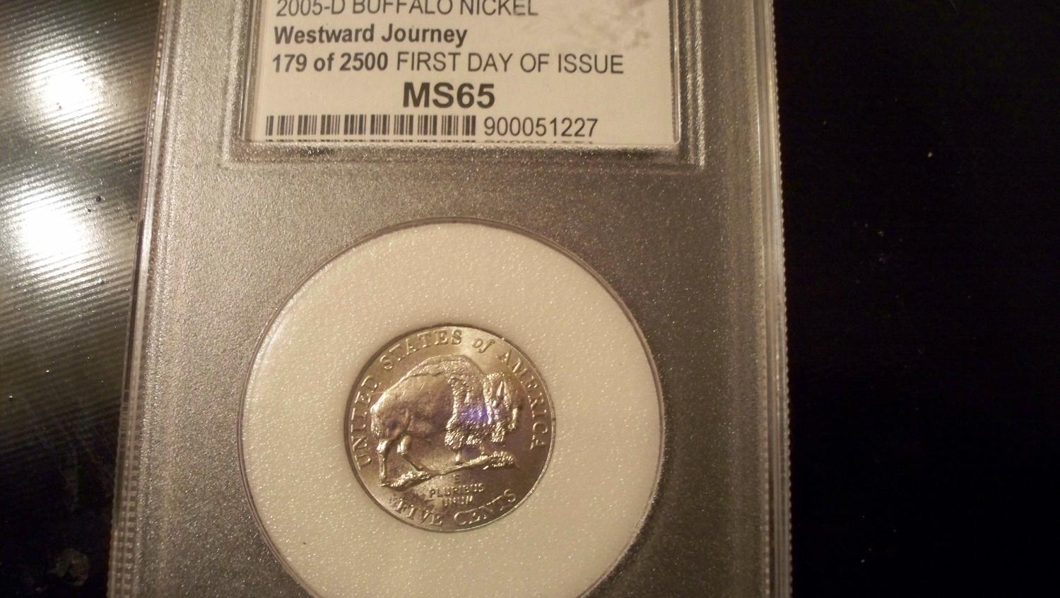 2005D Buffalo Nickel, Westward Journey First Day of Issue