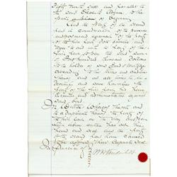 William H. Vanderbilt Signs A Document, Buying Some Land In New York City For The Railroads