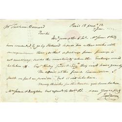 An Als By Early American Financier James Swan