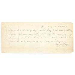 Russell Sage Orders A Dividend Payment Be Made