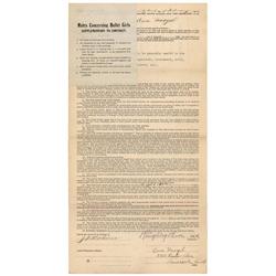 Ringling Brothers Contract For A Ballet Performer “Male Companions…strictly Prohibited”