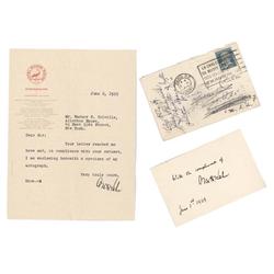 Two Autographs Of Kahn