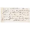 Image 1 : Simon Bolivar Buckner Letter Fragment Signed In Which He Mentions “…a Very Complete Political Fusion