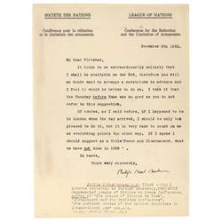 Nobel Prize Winner Philip Noel Baker