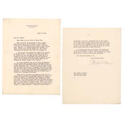 George Dern Writes Concerning Trouble With Airmail